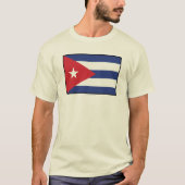 T-shirt Drapeau clair de Cuba (Devant)