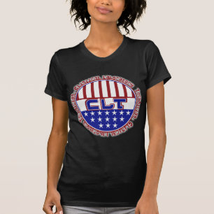 T-SHIRT DRAPEAU CLINIQUE PATRIOTIQUE DE TECH ETATS-UNIS DE