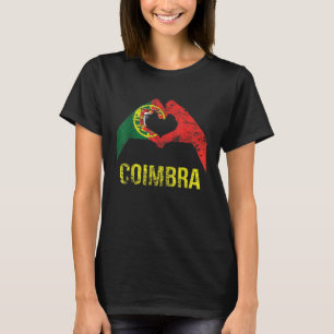 T-shirt Drapeau Coimbra Portugal Vintage