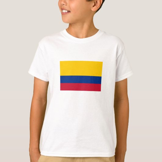 T-shirt Drapeau Colombie (Devant)