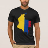 T-shirt Drapeau Colombie (Devant)