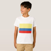T-shirt Drapeau Colombie (Devant entier)