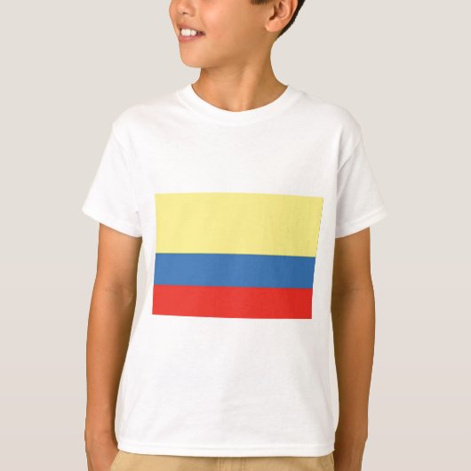T-shirt Drapeau Colombie (Devant)