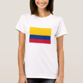 T-shirt Drapeau Colombie (Devant)