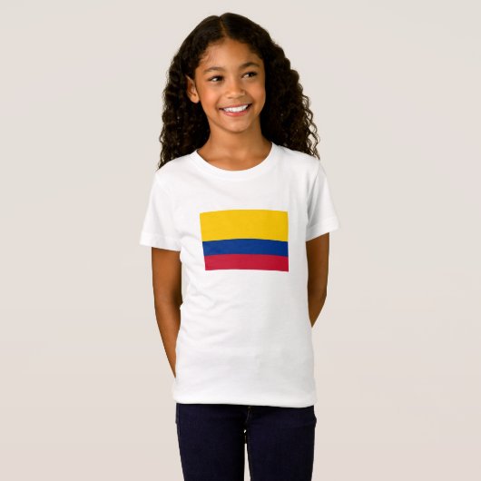 T-Shirt Drapeau Colombie (Devant entier)