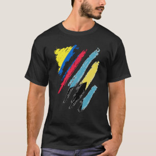 T-shirt Drapeau Colombie Bahamas Grossesse Patriot Pays St
