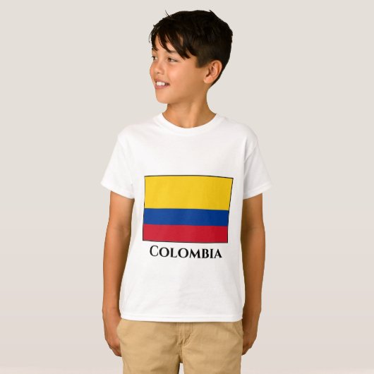 T-shirt Drapeau Colombie (Colombie) (Devant entier)