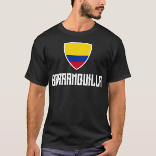 T-shirt Drapeau Colombien Barranquilla Racines Patrimoine 