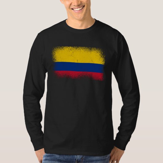 T-shirt Drapeau colombien Colombie (Devant)