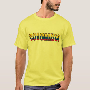 T-shirt Drapeau colombien de la Colombie