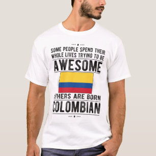 T-shirt Drapeau colombien Patrimoine colombien Racines col