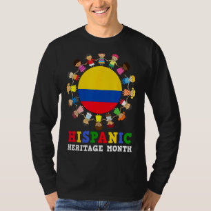 T-shirt Drapeau colombien Patrimoine hispanique Colombie G