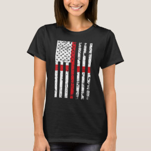 T-shirt Drapeau combiné des États-Unis d'Angleterre