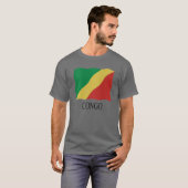 T-shirt Drapeau congolais (Devant entier)
