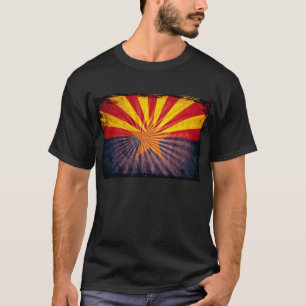 T-shirt Drapeau cool Grunge Arizona