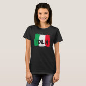 T-shirt Drapeau cool Italia (Devant entier)