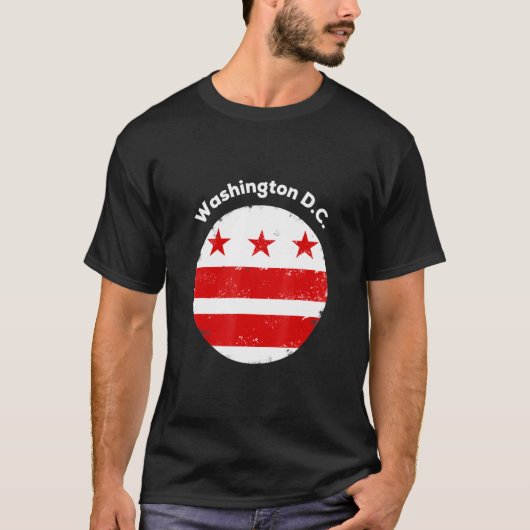 T-shirt Drapeau cool Washington Dc Design Pour Tous Les Âg (Devant)