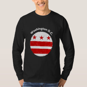 T-shirt Drapeau cool Washington Dc Design Pour Tous Les Âg