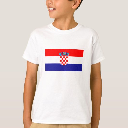 T-shirt Drapeau croate (Devant)