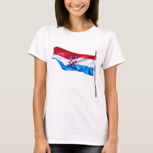 T-shirt Drapeau croate