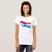 T-shirt Drapeau croate (Devant entier)
