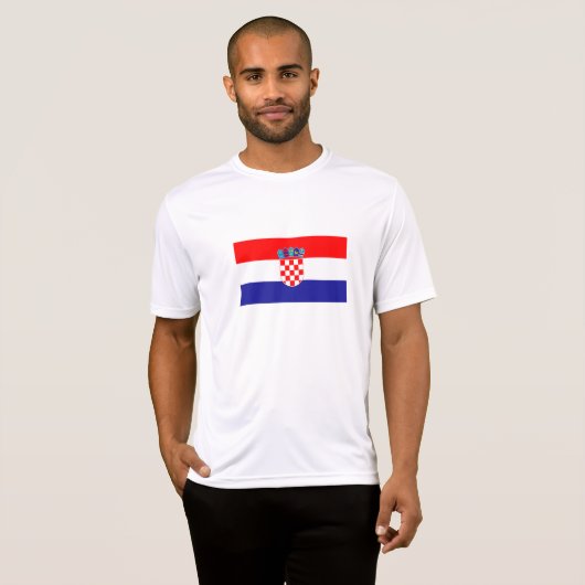 T-shirt Drapeau croate (Devant entier)