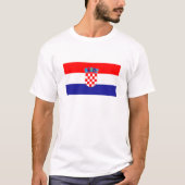 T-shirt Drapeau croate (Devant)