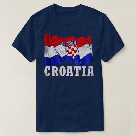 T-shirt Drapeau croate (Design devant)