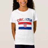 T-Shirt Drapeau croate 2 (Devant)