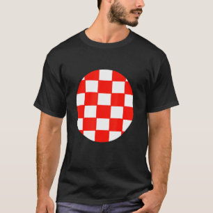 T-shirt Drapeau croate Racines croates Hrvatska Pri croate