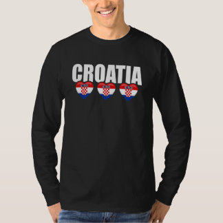 T-shirt Drapeau Croatie Hrvatska Croate
