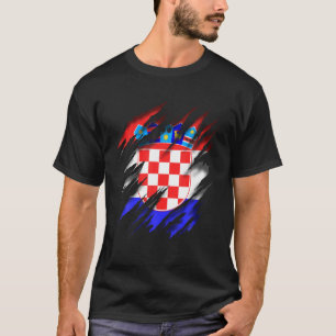 T-shirt Drapeau Croatie Hrvatska Lovers