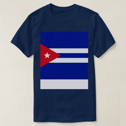 T-shirt Drapeau Cuba (Design devant)
