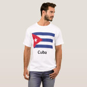 T-shirt Drapeau Cuba (Devant entier)
