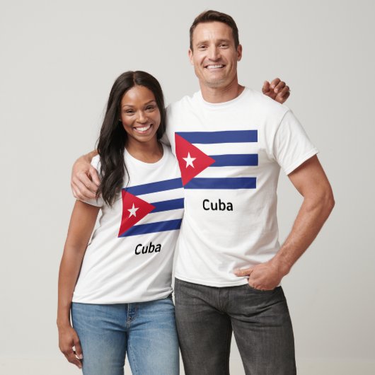 T-shirt Drapeau Cuba (Unisexe)