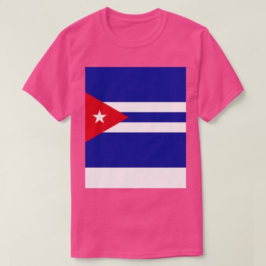 T-shirt Drapeau Cuba (Design devant)