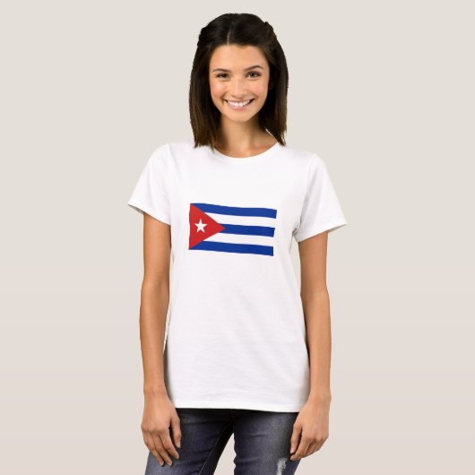 T-shirt Drapeau Cuba (Devant entier)