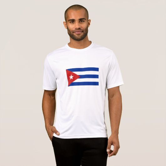 T-shirt Drapeau Cuba (Devant entier)