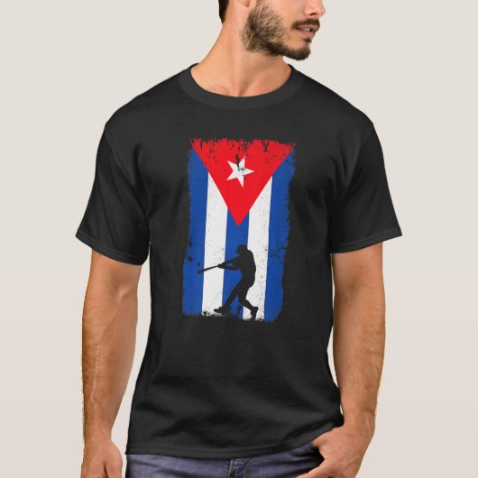 T-shirt Drapeau Cuba Boxe 1 (Devant)
