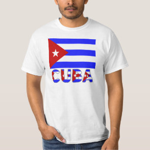 T-shirt Drapeau Cuba - Lumière Word