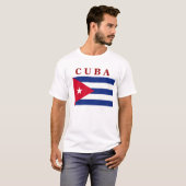 T-shirt Drapeau cubain (Devant entier)