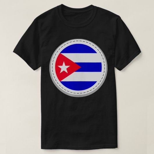 T-shirt Drapeau cubain (Design devant)
