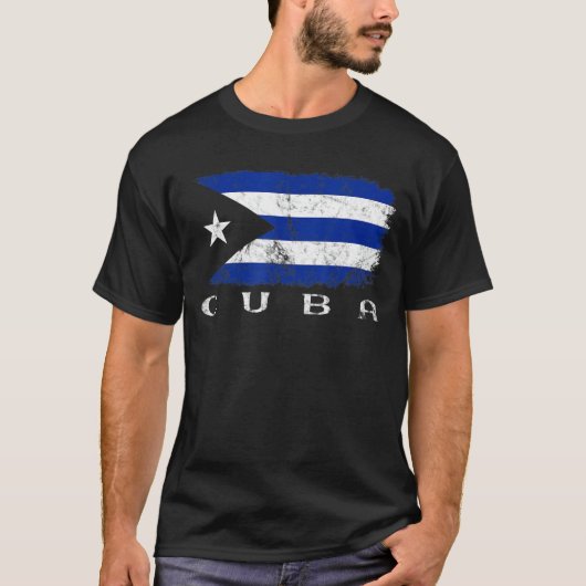 T-shirt Drapeau cubain, Cuba Pride, Cuba Travel, Fier Cuba (Devant)