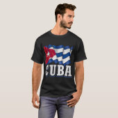 T-shirt Drapeau cubain de Cuba (Devant entier)