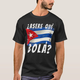 T-shirt Drapeau Cubain Drôle Drôle Cuba Miami Dit Espagnol