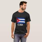 T-shirt Drapeau Cubain Fait À Cuba (Devant entier)
