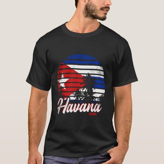 T-shirt Drapeau cubain Havana (Devant)