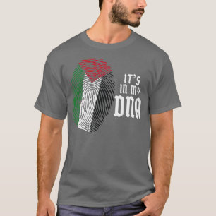 T-shirt Drapeau D'ADN De La Fierté Palestinienne De Palest