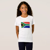 T-Shirt Drapeau d'Afrique du Sud (Devant entier)