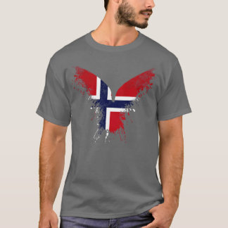 T-shirt Drapeau d'aigle norvégien